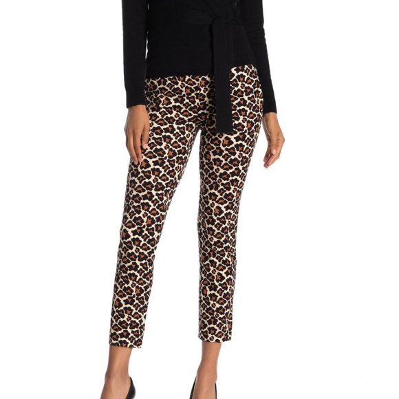 Diane Von Furstenberg Leopard Print Trousers